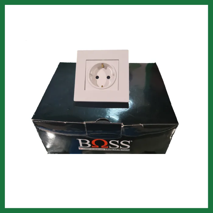 Stop Kontak  16A 250V Schuko Socket With Safety Shutter