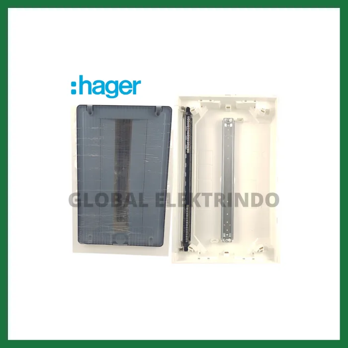 flush encl, transparant door 18m