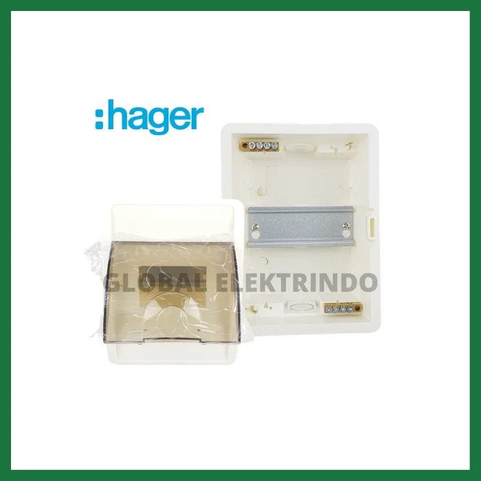 flush encl, transparant door 4m